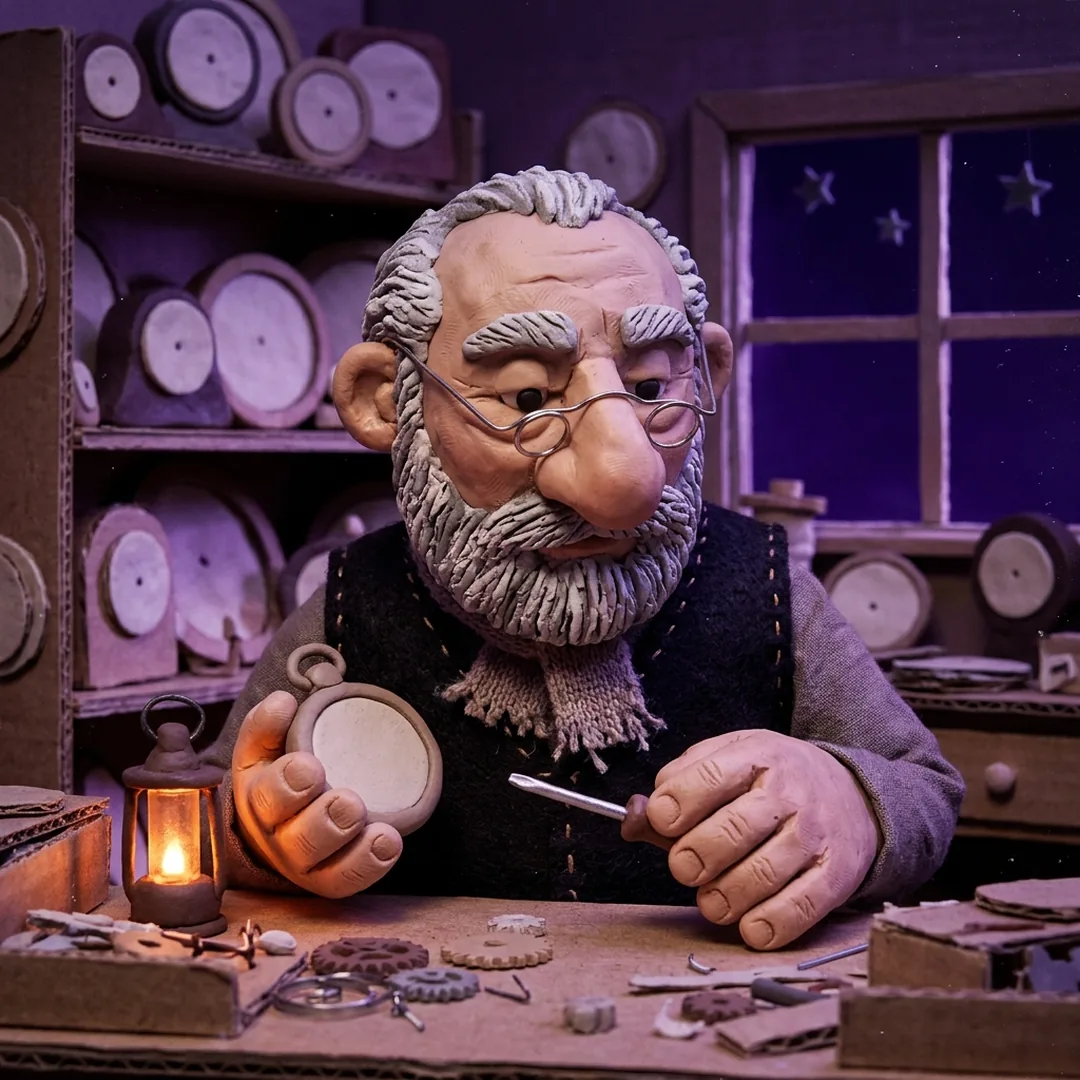 Stop-motion · The clockmaker